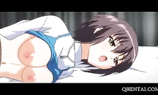 Anime stockinged teen shows dick riding scutes