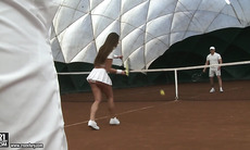 Amirah Adara DP on Tennis Court