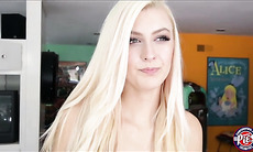 Alexa a horny blondie teen gets fucked by her hunk lover