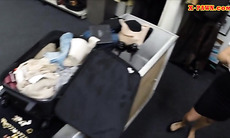 Latina stewardess pawns her pussy n fuck