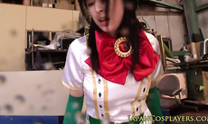 Busty japanese cosplay teen babes squirting