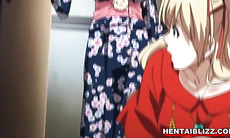 Busty hentai schoolgirl hot fucking from behind