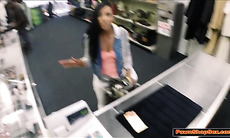 Black chick suck pawnshopowner in office
