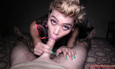 Ladyboy Miley Sucks The POV Dick
