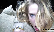 Beautiful Blonde Stepsister Tries Porn