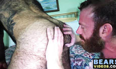 Atlas Grant likes to penetrate Russell Tylers hairy bum