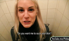 Beata fucked inside the toilet for cash