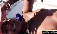 Sexy babe Harley Dean pounded on a yacht